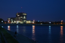 Locatie lacul Morii, Bucuresti, noaptea